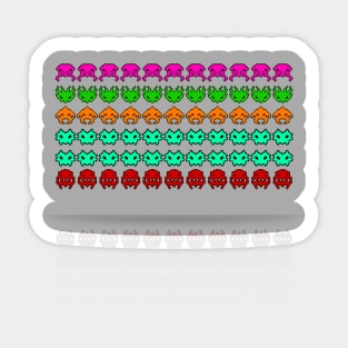 Pixel Invaders : Incoming ! Sticker